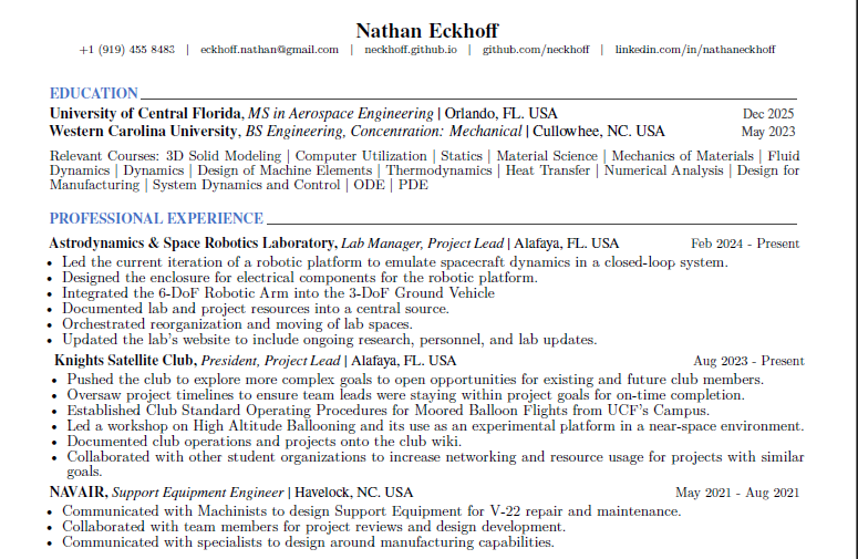 Resume Preview